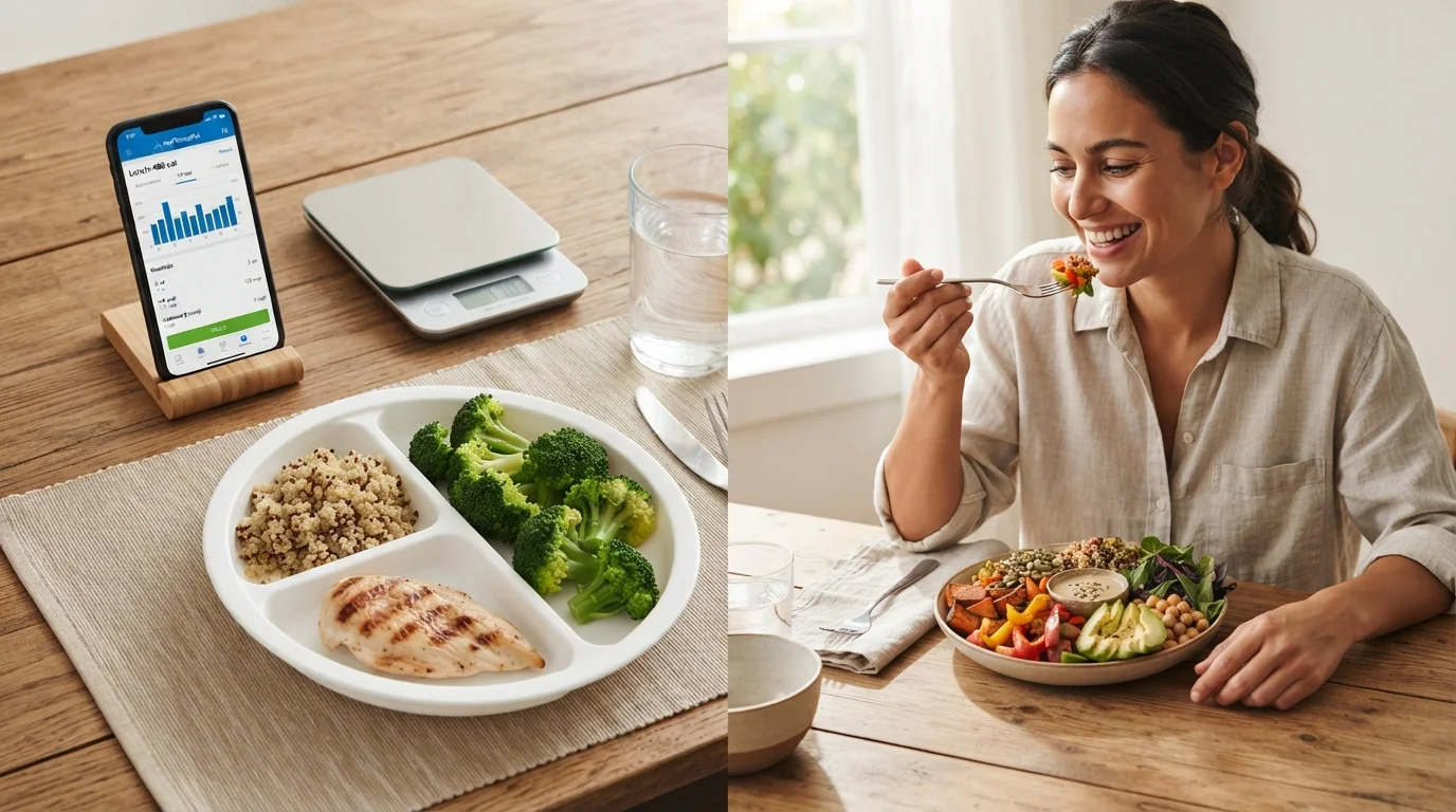Calorie Counting vs. Intuitive Eating: Two Very Different Relationships with Food