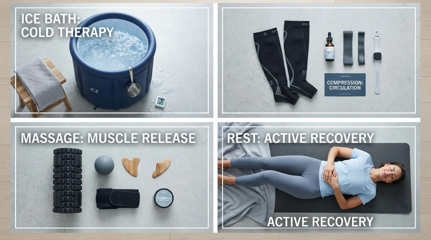 Recovery Methods Compared: Ice Baths, Compression, Massage, and More