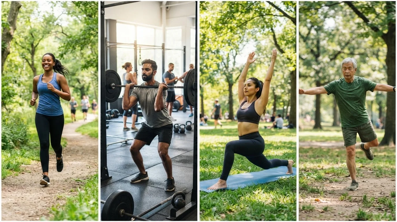 The Main Types of Exercise and What Each One Does for Your Body