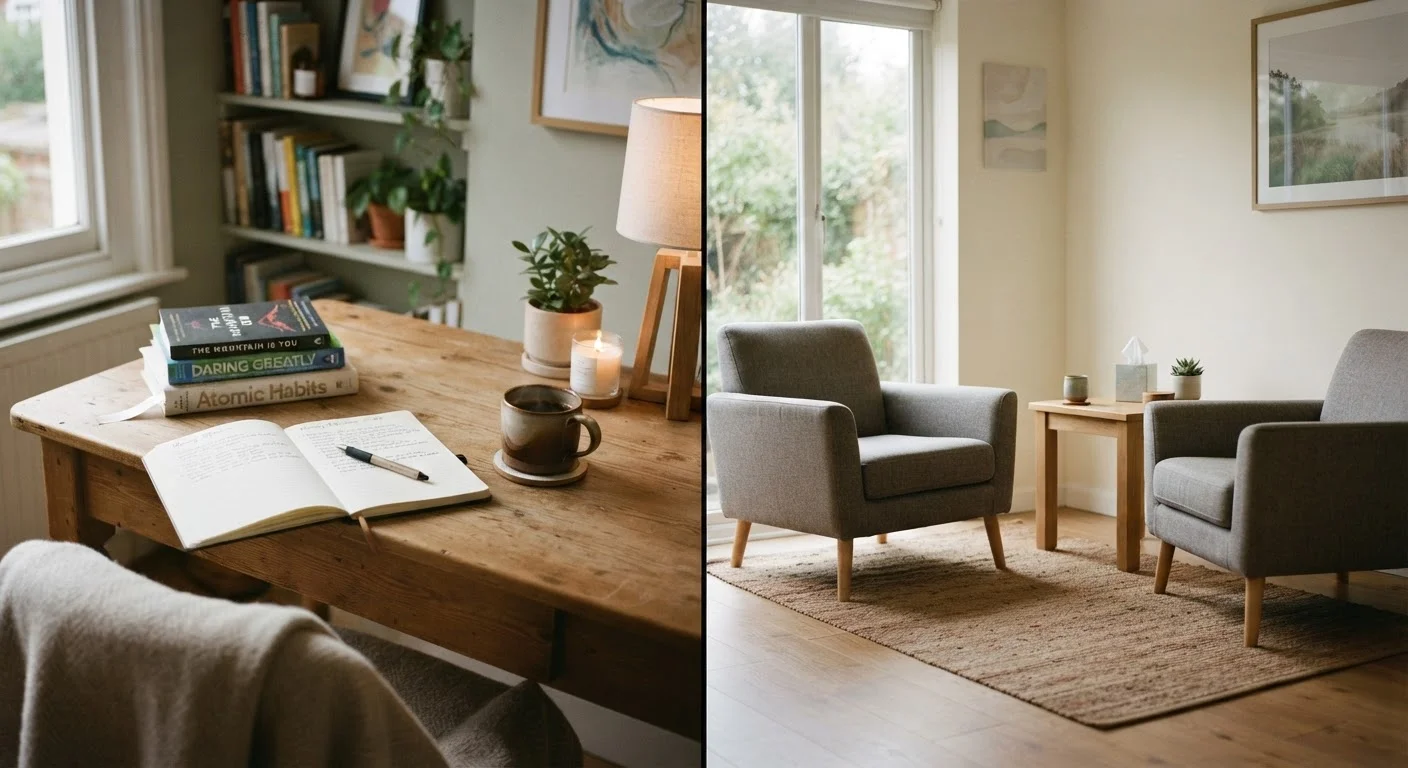 Therapy or Self-Help: Which Approach Fits Where You Are Right Now