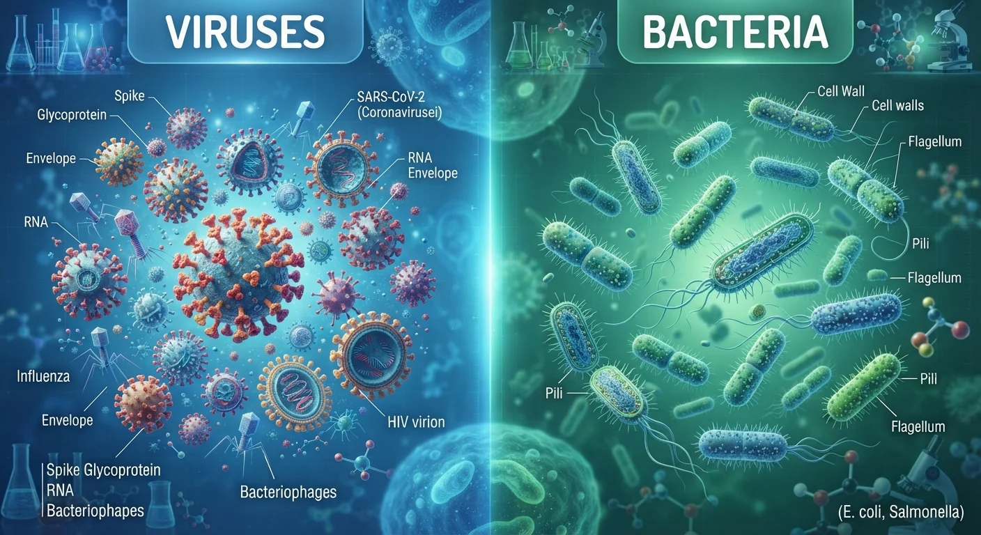 Viral vs Bacterial Infections: What Sets Them Apart